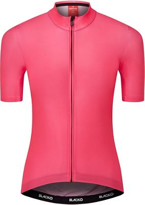 Black Sheep Cycling Women's Essentials TEAM Jersey Neon Pink SS22, Neon Pink